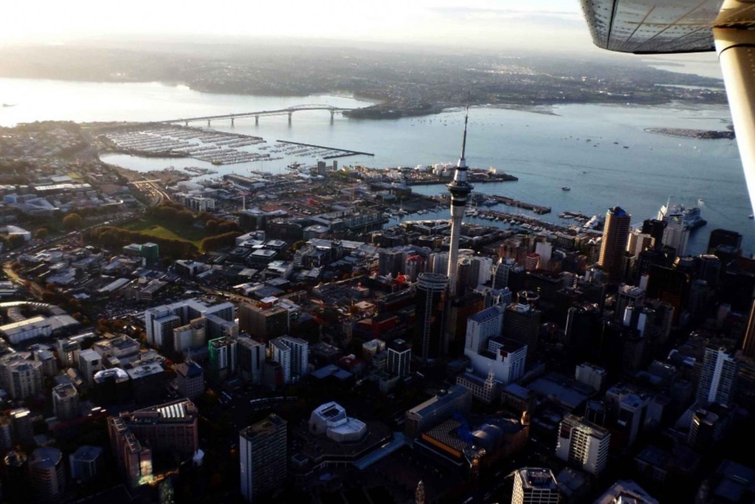 Auckland: Auckland City & 豪拉基湾观光航班