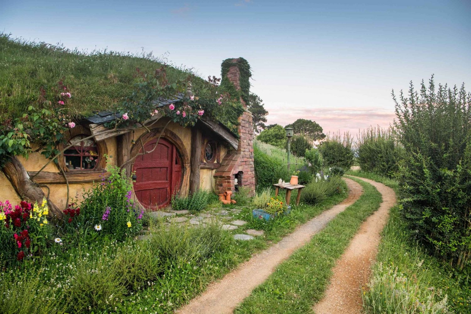 Auckland: Hobbiton-omvisning på filmsettet med lunsjbuffé