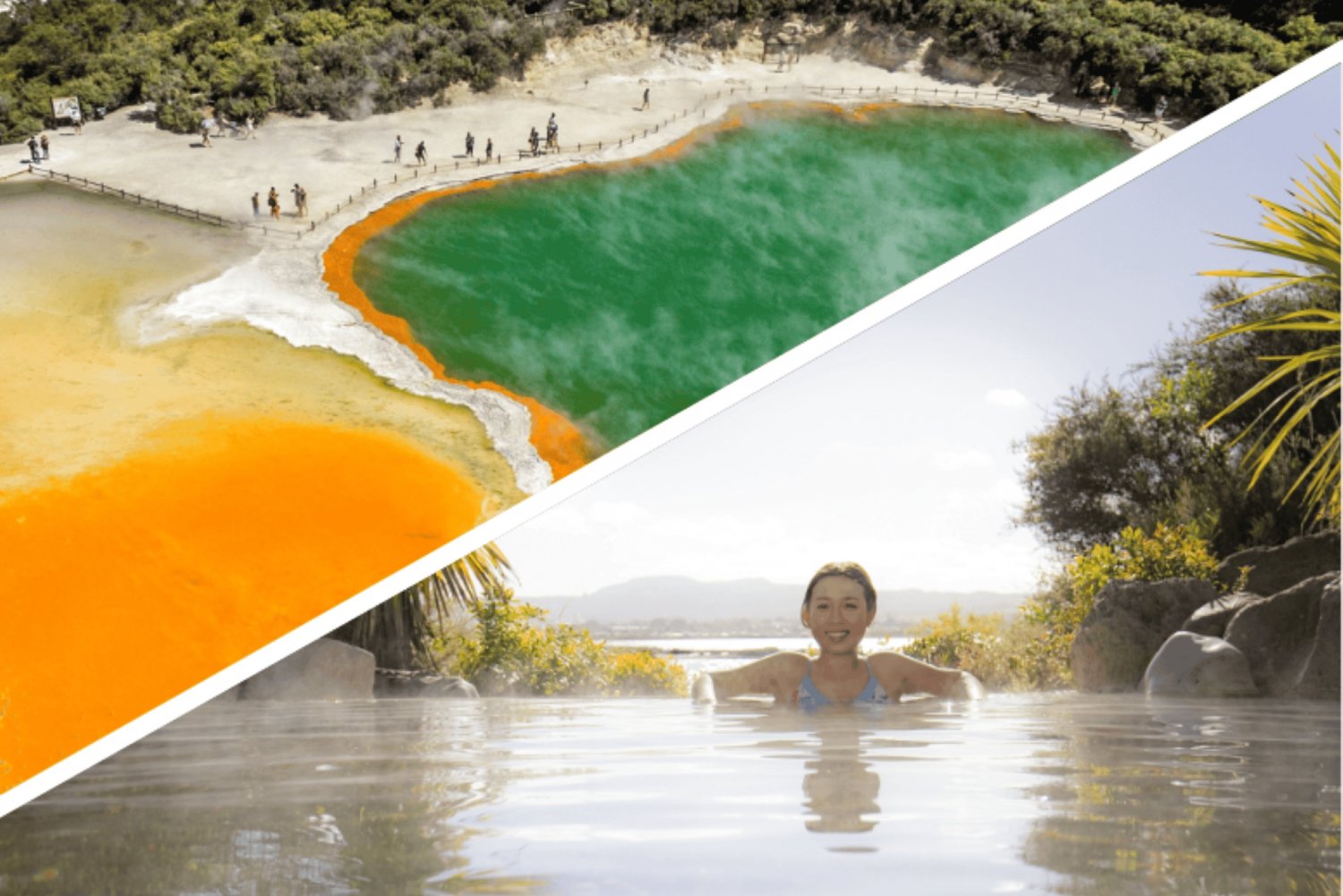 Auckland: Excursão de um dia a Rotorua, incluindo Wai-O-Tapu e Spa Polinésio