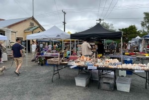 Da Auckland: MERCATO DEL VILLAGGIO DI MATAKANA E TOUR DEI VINI E DELLE SCULTURE