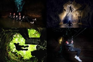 From Auckland: Waitomo Caves Black Abyss Adventure Tour