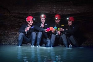 From Auckland: Waitomo Caves Black Abyss Adventure Tour