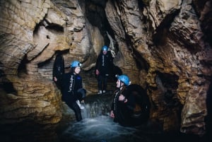 From Auckland: Waitomo Caves Black Abyss Adventure Tour