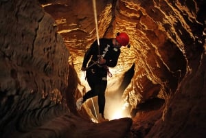 From Auckland: Waitomo Caves Black Abyss Adventure Tour