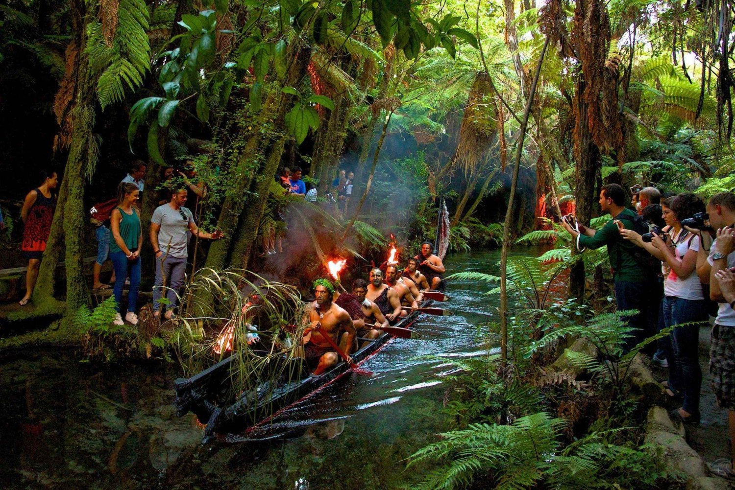 Auckland: Māori-Abendessen und private Show-Erfahrung