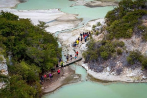 Tour privado de 2 días con Waitomo, Hobbiton y Rotorua