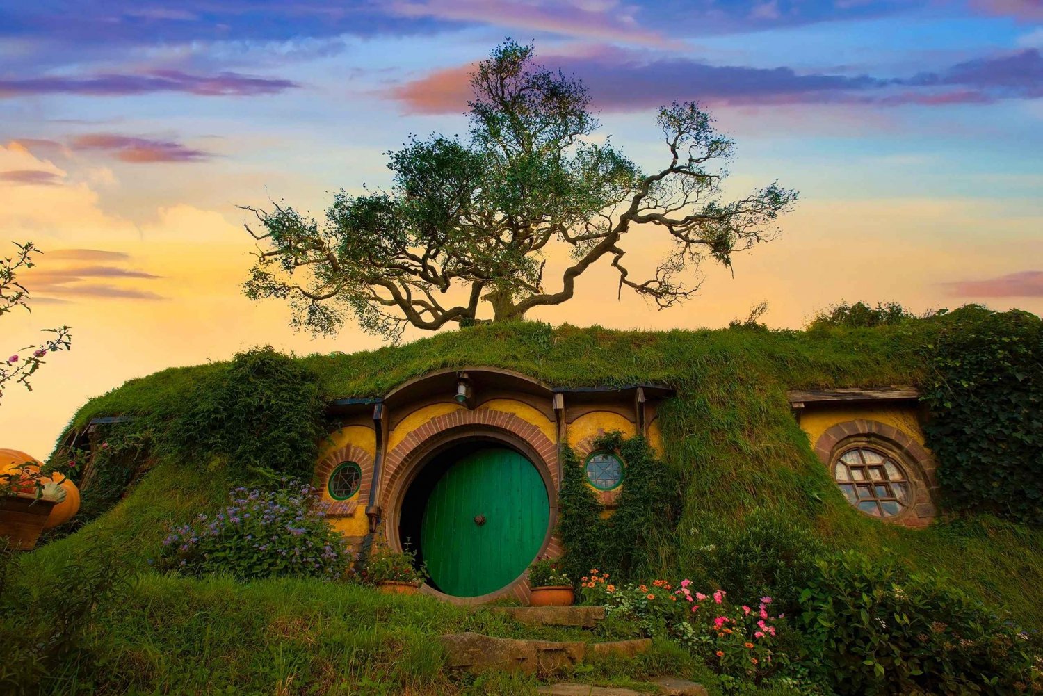 De Auckland: Excursão particular ao Hobbiton Movie Set (Flexível)