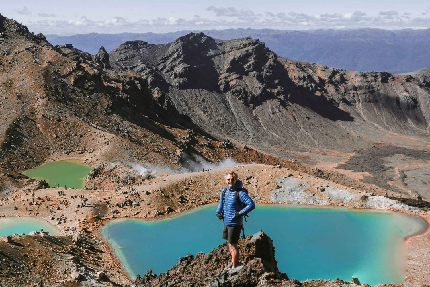 Traslado privado al Cruce Alpino del Tongariro desde Auckland