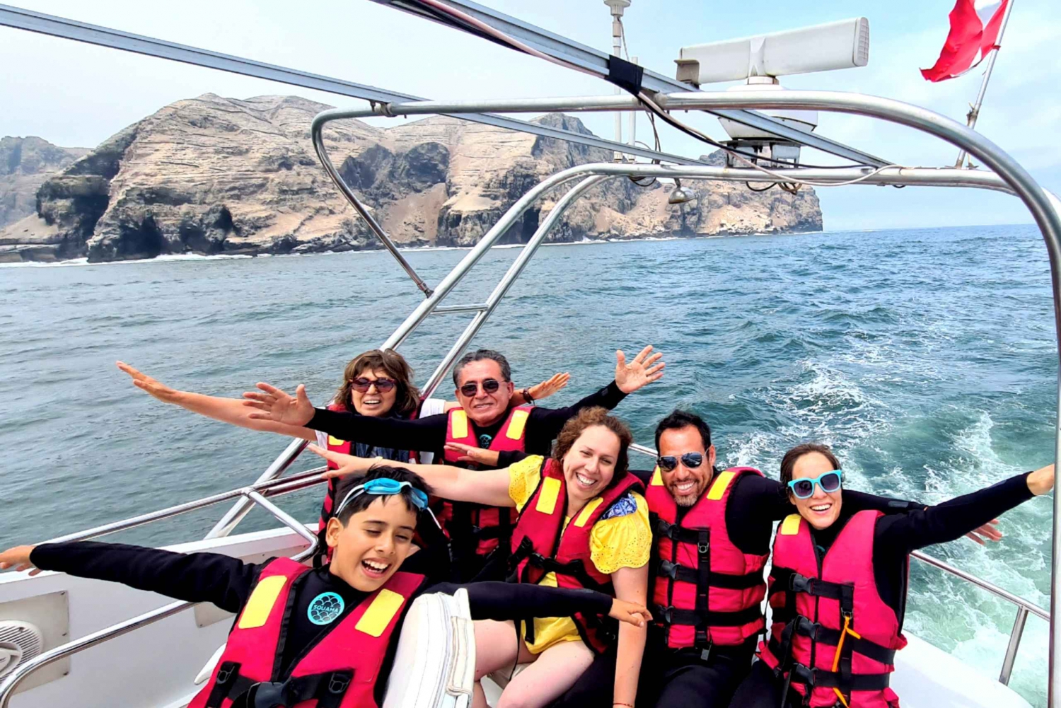 Lima Swimming With Sea Lions In Palomino Island In Peru