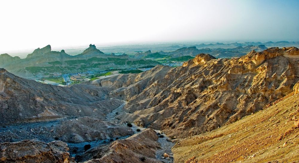 View from Jebel Hafeet Mountain