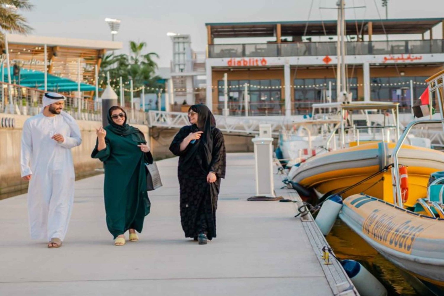 Abu Dhabi: 45 minuten Yas Island sightseeingtour met speedboot