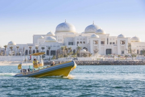 Abu Dhabi: 60-minutters sightseeingtur med hurtigbåt på Corniche