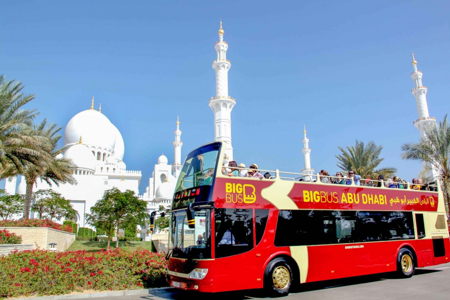 Abu Dhabi: Stor buss Hop-On Hop-Off Sightseeing-tur