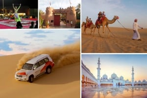 Abu Dhabi: Pacote City Tour e Safari no Deserto