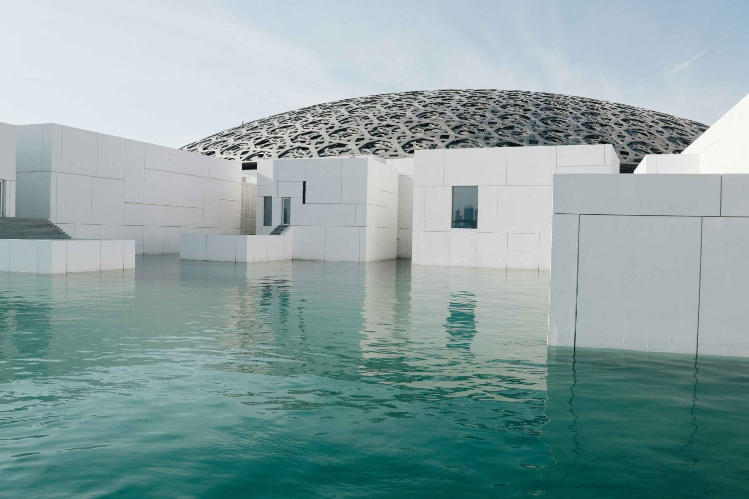 Tour della città di Abu Dhabi con il Louvre e la Grande Moschea