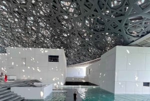 Tour della città di Abu Dhabi con il Louvre e la Grande Moschea