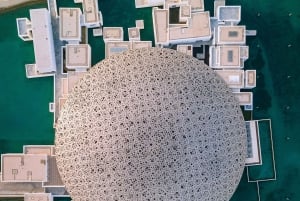 Tour della città di Abu Dhabi con il Louvre e la Grande Moschea