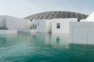 Tour della città di Abu Dhabi con il Louvre e la Grande Moschea
