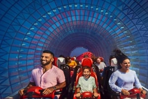 Abu Dhabi: World 1-Day 2 Parks Combo Ticket: Ferrari World 1-Day 2 Parks Combo Ticket