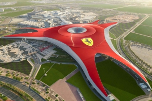 Abu Dhabi: Ferrari World 1-Day 2 Parks Ticket + Combo Meal