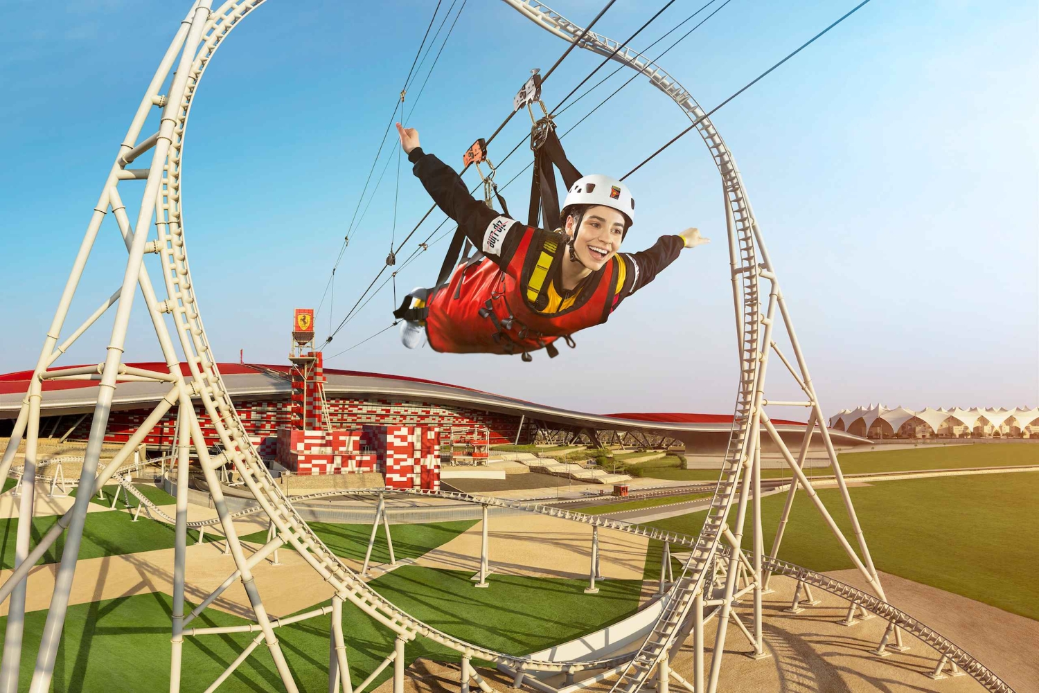 Abu Dhabi: Ticket für die Ferrari World mit kostenlosem Shuttle