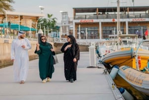 Abu Dhabi: Guidad sightseeing på rundtur med motorbåt