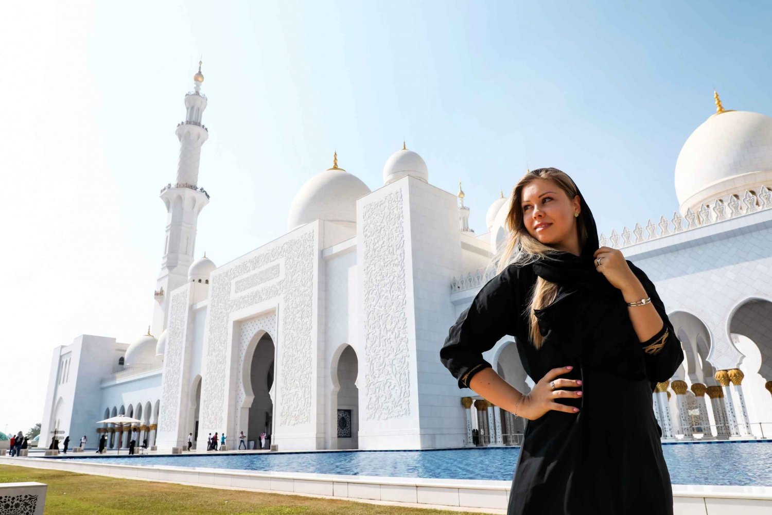 Abu Dhabi: professionele fotoshoot in de Sheikh Zayed-moskee