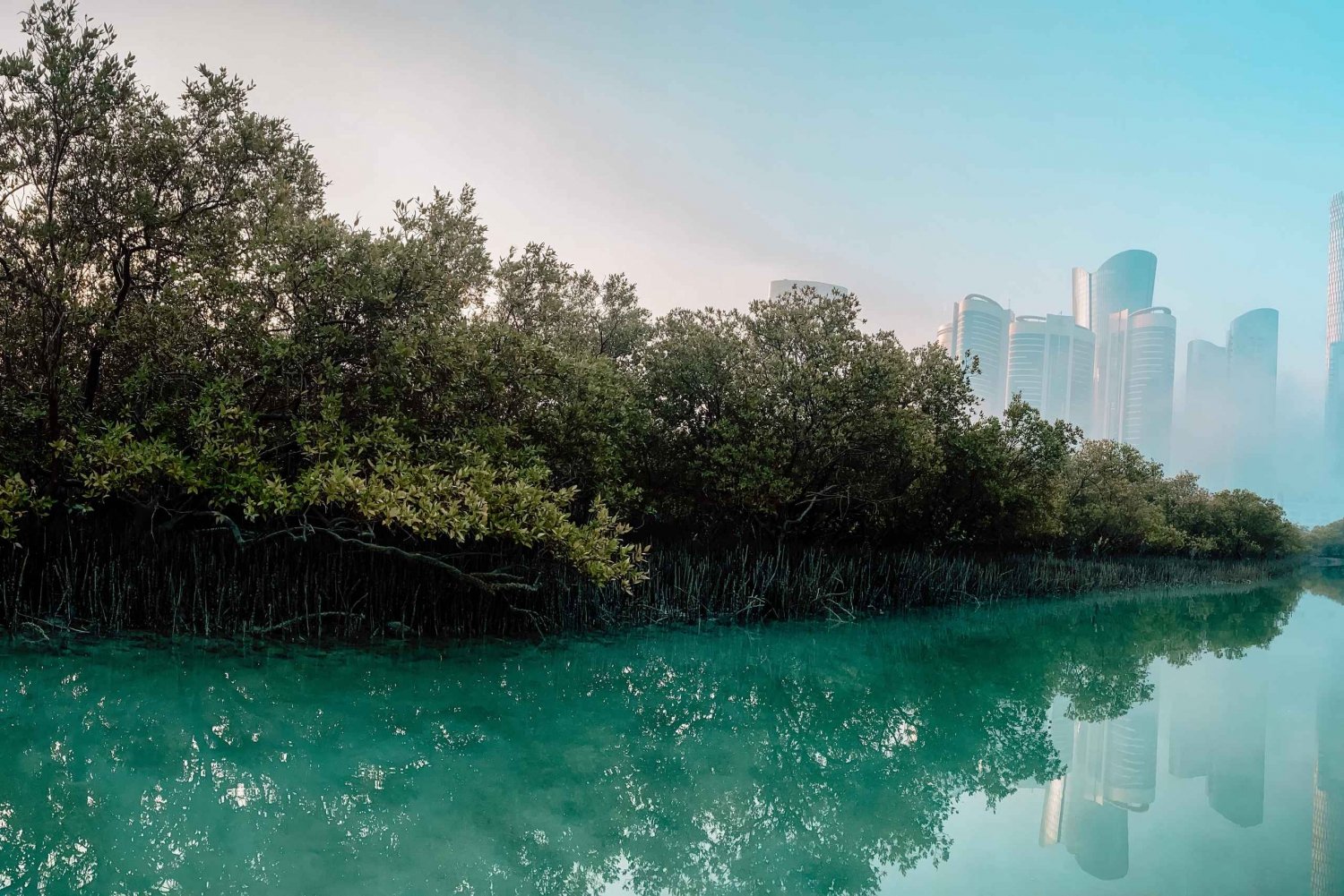 Abu Dhabi: Reem Central Park 2-hour Guided Kayak Tour