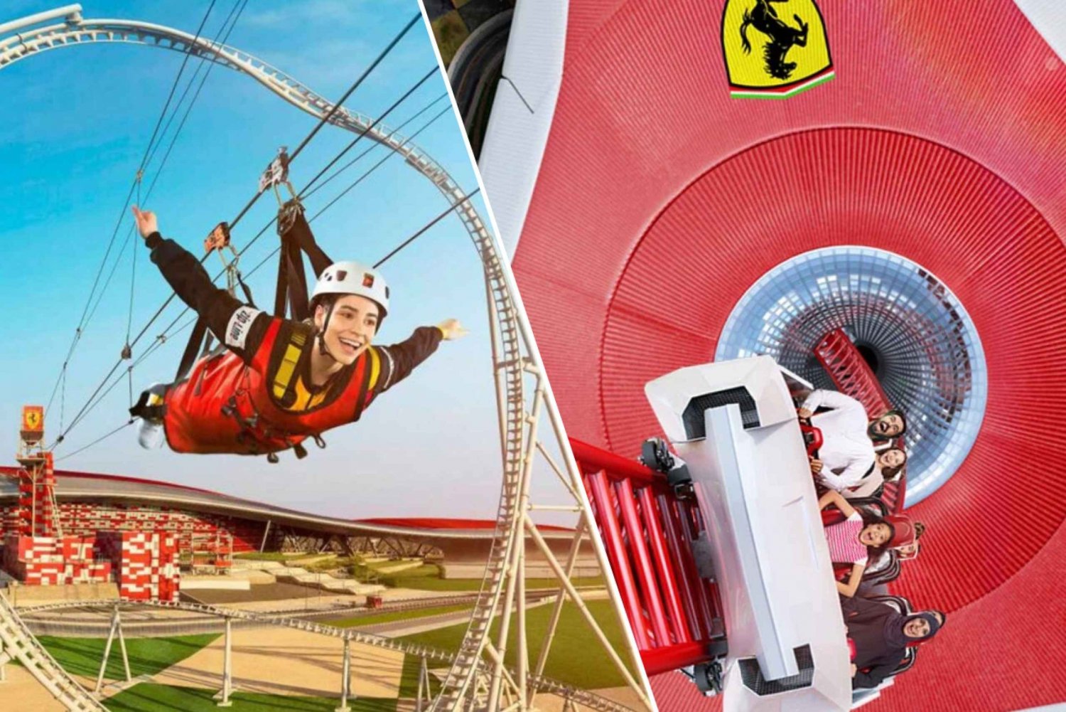 Yas Island 3 Park Pass with Attractions or Food Pass