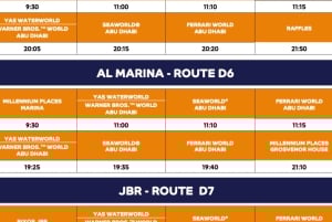 Abu Dhabi: biglietti per l'ingresso a più parchi dell'Isola di Yas