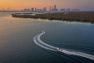 Abu Dhabi: Yas Island Self-Driving Speedboat Tour met gids