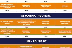 Abu Dhabi: Yas Island Multi-Park Entry Tickets