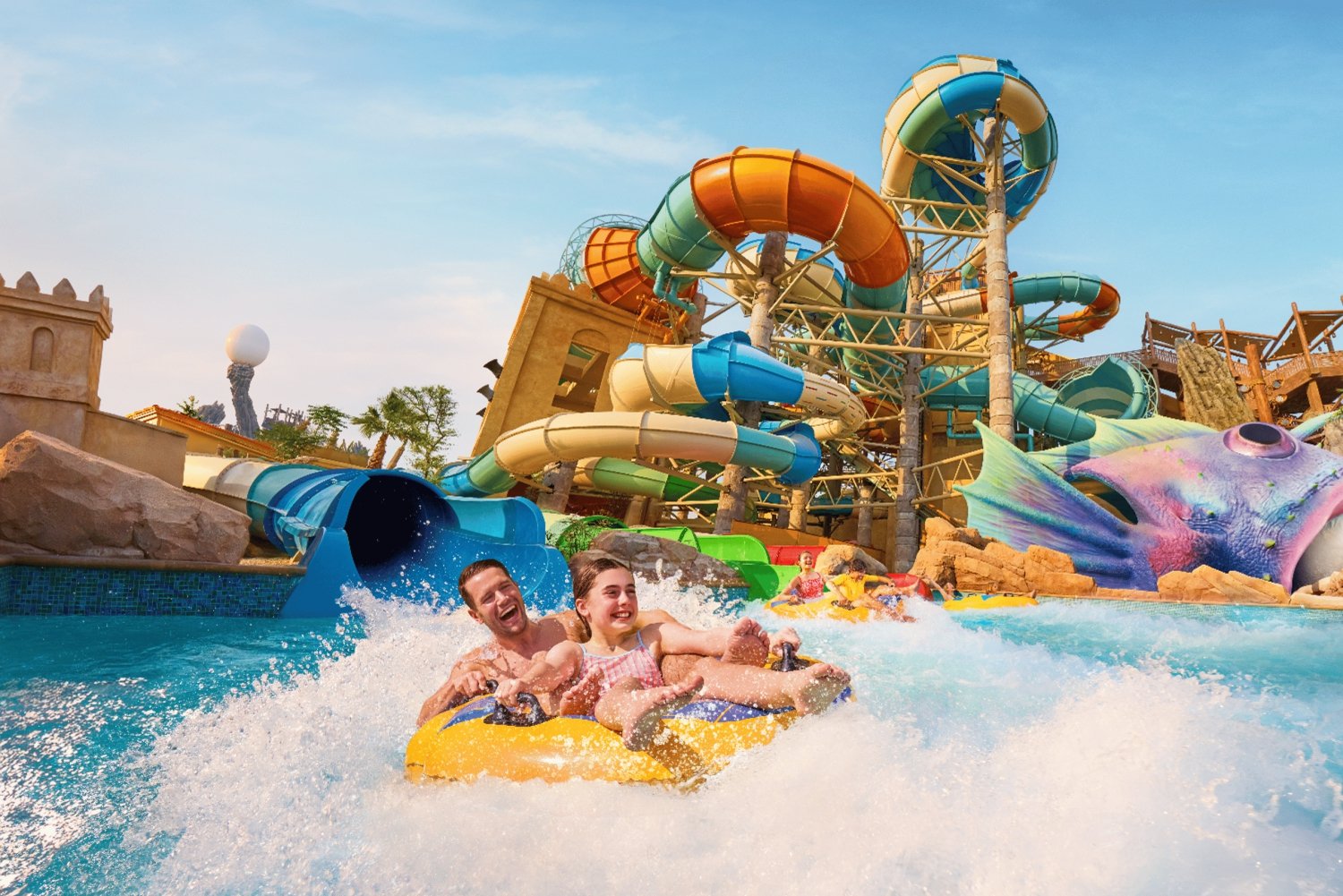 Abu Dhabi: toegangsbewijs voor Yas Waterworld met gratis pendeldienst