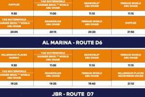 Abu Dhabi: Yas Waterworld Entry Ticket with Free Shuttle