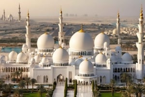 Depuis Dubaï : journée complète à la Grande Mosquée d'Abou Dhabi et au Musée du Louvre