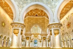 Dubaï : Excursion d'une journée à Abu Dhabi Grande mosquée, palais royal et déjeuner