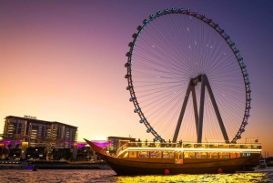 Dubai: La mejor cena buffet tradicional en un crucero en dhow en Marina