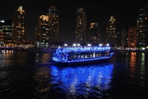 Dubai Marina Dinner Cruise z rozrywką na żywo