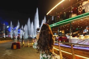 Dubaï : Dîner-croisière de luxe sur le canal avec transferts optionnels