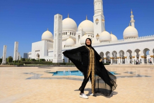 Dubaï : Grande Mosquée Sheikh Zayed avec photographe