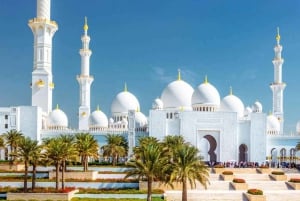 Dubai: Sheikh Zayed-moskeen og SeaWorld med transport