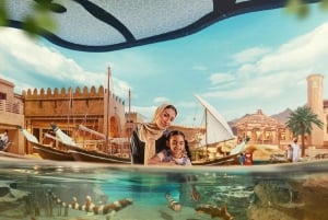 Dubai: Sheikh Zayed-moskeen og SeaWorld med transport