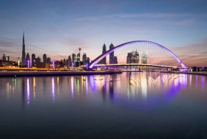 Dubai: Paseo en barco por el canal con cena