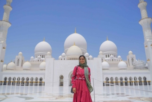 Fra Abu Dhabi: Sightseeing i byen og Sheikh Zayed-moskéen