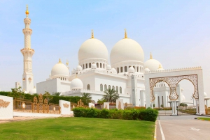 Fra Abu Dhabi: Sightseeing i byen og Sheikh Zayed-moskeen