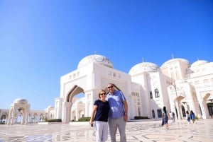 Depuis Abu Dhabi : La Grande Mosquée, le Palais Royal et la Tour Etihad