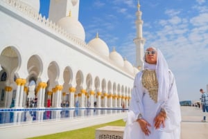 Depuis Abu Dhabi : La Grande Mosquée, le Palais Royal et la Tour Etihad