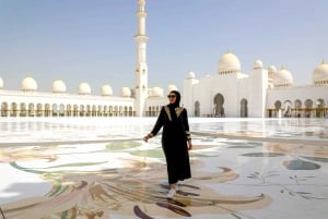 Depuis Dubaï : journée complète à la Grande Mosquée d'Abou Dhabi et au Musée du Louvre