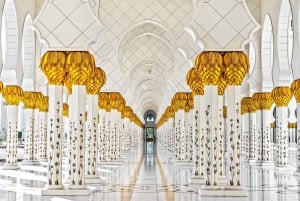 Depuis Dubaï : journée complète à la Grande Mosquée d'Abou Dhabi et au Musée du Louvre