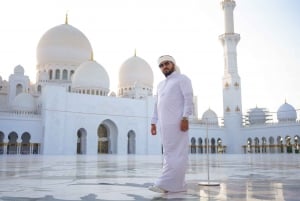 Depuis Dubaï : journée complète à la Grande Mosquée d'Abou Dhabi et au Musée du Louvre